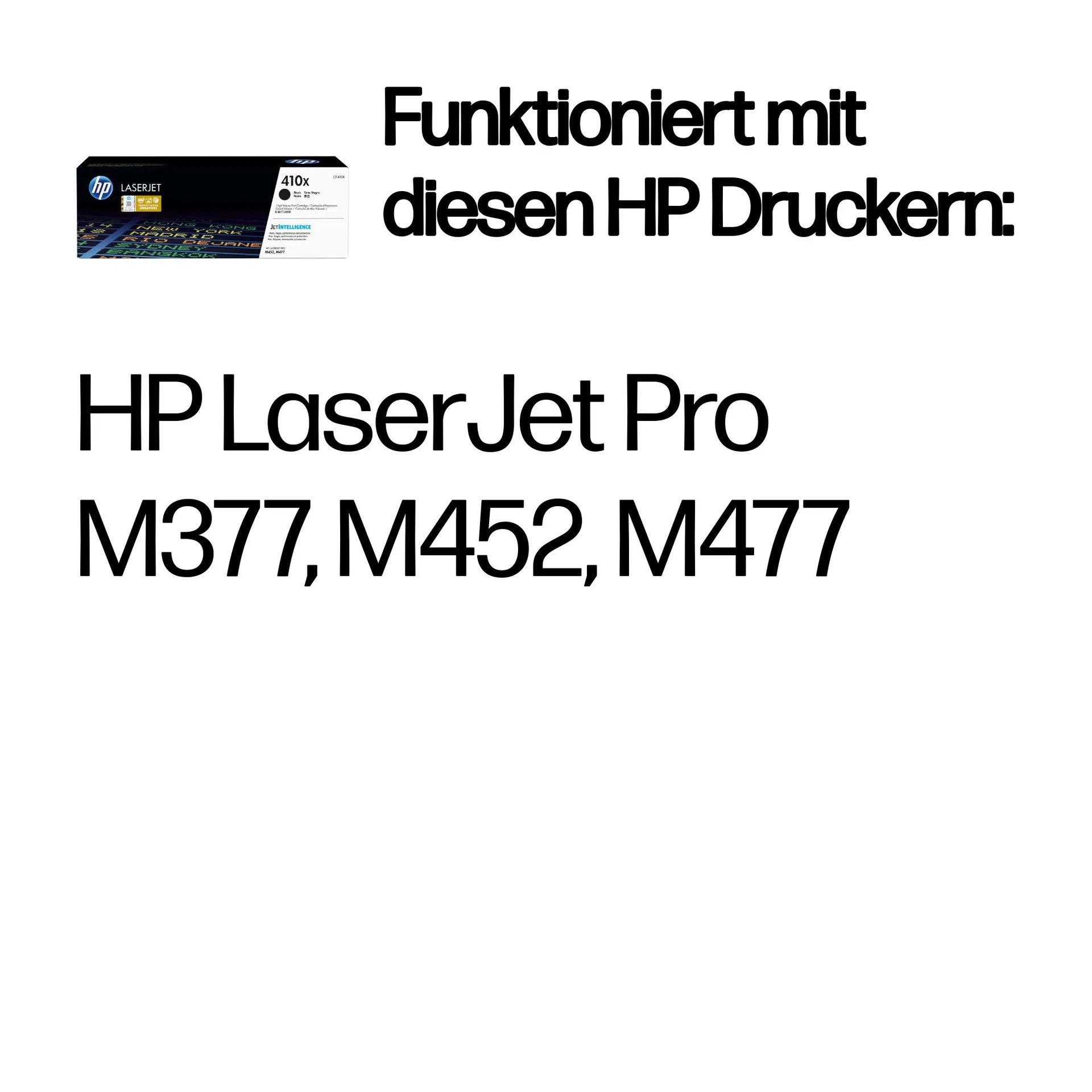 HP Original 410X Schwarz LaserJet Tonerkartusche mit hoher Reichweite – Bild 2