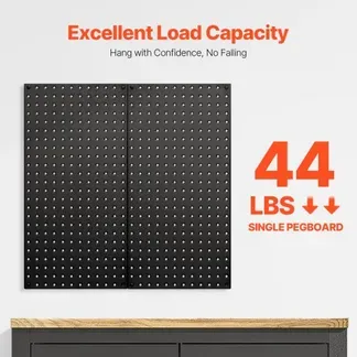 VEVOR Werkzeugwand, 61 x 30 cm, 2er-Set, Stahl-Stecktafel-Wand-Organizer, Werkzeuglochwand für Wohnzimmer, Garage, Werkzeugaufbewahrung, Werkbank, Büroorganisation, Bastelraum, Küche, Zuhause, schwarz VEVOR Werkzeugwand, 61 x 30 cm, 2er-Set, Stahl-Stecktafel-Wand-Organizer, Werkzeuglochwand für Wohnzimmer, Garage, Werkzeugaufbewahrung, Werkbank, Büroorganisation, Bastelraum, Küche, Zuhause, schwarz