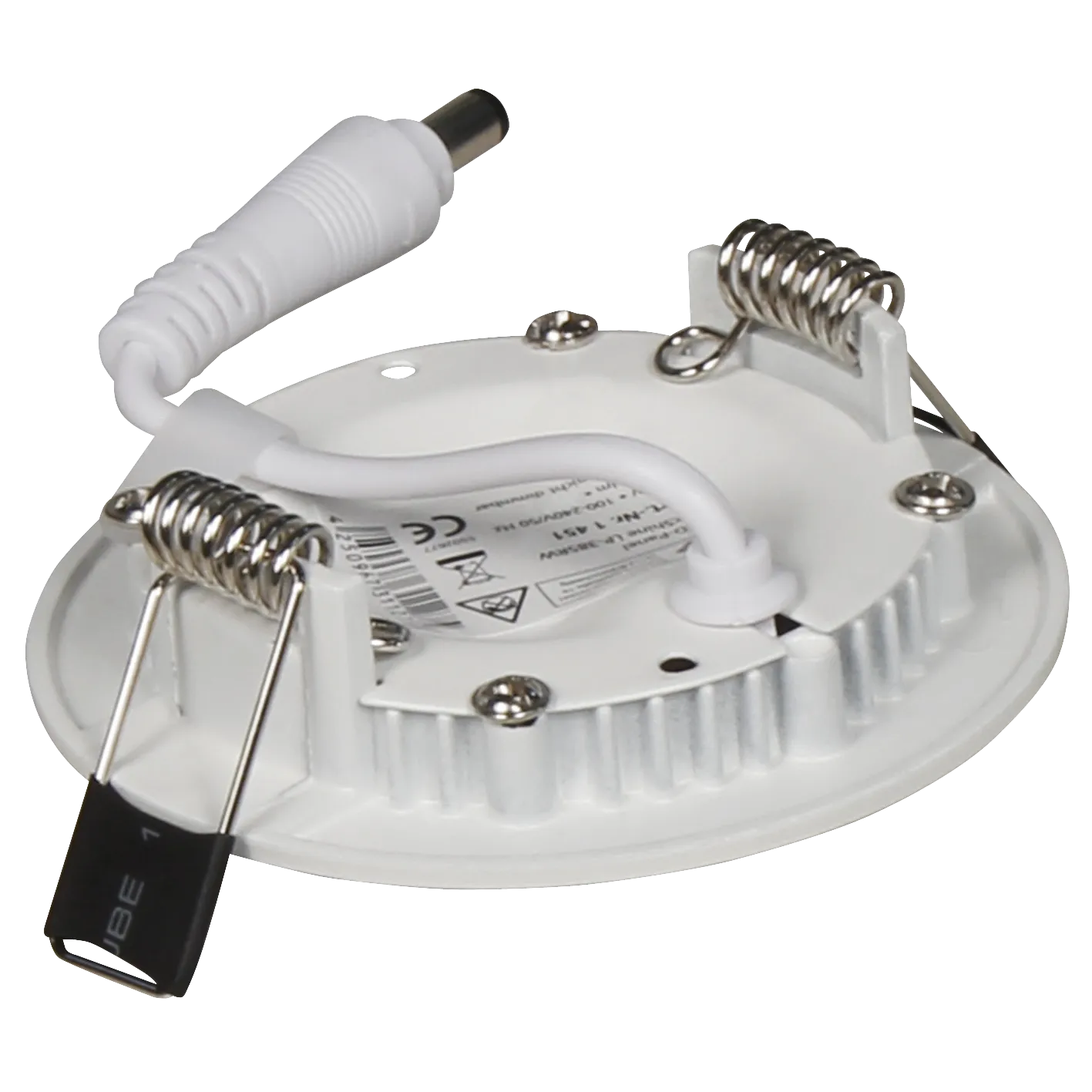 LED-Panel McShine ''LP-385RW'', 3W, 85mm-Ø, 306 lm, 3000K, warmweiß, Aluminium – Bild 3