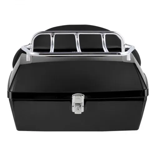 VEVOR Motorrad-Topcase Motorradkoffer 48 L universelle Heckbox aus PP-Material, wasserdichte & abnehmbare Motorrad-Topbox mit Mehrlochboden & Regal Helmkoffer (565 x 500 x 380 mm) – Bild 10