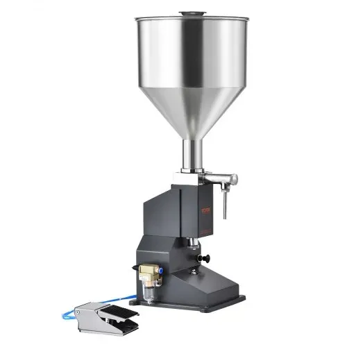 VEVOR 5–50ml Abfüllmaschine Manuell Flüssigkeitsabfüllmaschine aus lebensmittelechtem Edelstahl 304 Silikon PTFE kompatibel mit 500-W-Luftkompressor Filling Machine Zum Abfüllen von Honig Öl Essenz – Bild 8