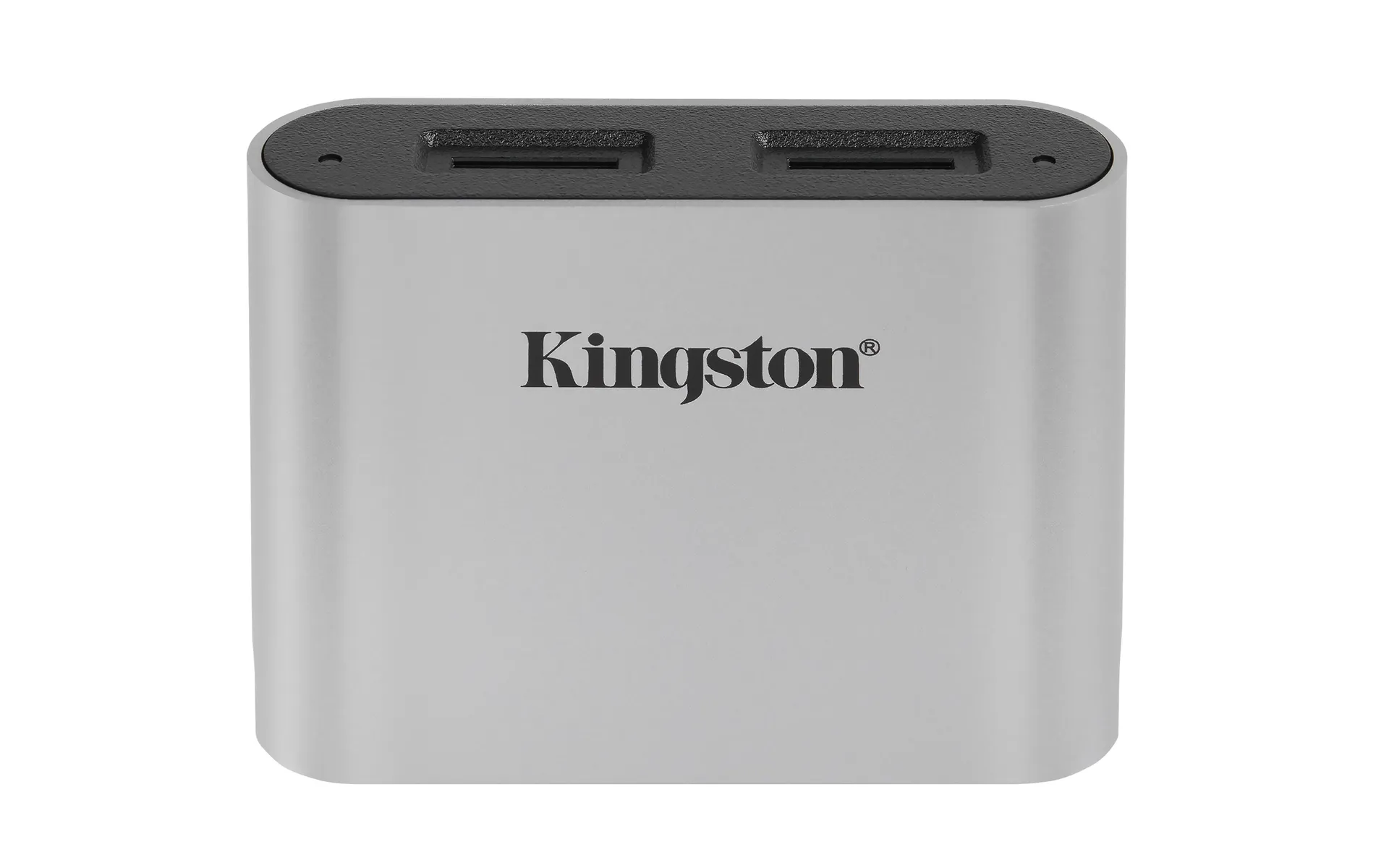Kingston Technology USB 3.2 Gen1 Workflow Dual-Slot microSDHC/SDXC UHS-II Speicherkartenlesegerät mit 2 Steckplätzen Kingston Technology USB 3.2 Gen1 Workflow Dual-Slot microSDHC/SDXC UHS-II Speicherkartenlesegerät mit 2 Steckplätzen