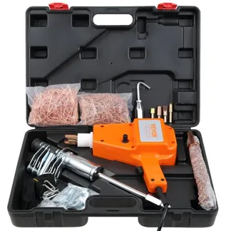 VEVOR Ausbeulspotter 800 VA 220 V 1600 A Ausbeul-Set Dellenlifter Punktschweißgerät inkl. verschiedener Elektroden Ausbeulwerkzeug zur professionellen Reparatur von Kfz Karosserien VEVOR Ausbeulspotter 800 VA 220 V 1600 A Ausbeul-Set Dellenlifter Punktschweißgerät inkl. verschiedener Elektroden Ausbeulwerkzeug zur professionellen Reparatur von Kfz Karosserien