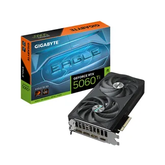 GIGABYTE GeForce RTX 5060 Ti EAGLE OC 8G Grafikkarte – 8 GB GDDR7, 128 Bit, PCI-E 5.0, 2617 MHz Kernfrequenz, 3 x DisplayPort, 1 x HDMI, GV-N506TEAGLE OC-8GD GIGABYTE GeForce RTX 5060 Ti EAGLE OC 8G Grafikkarte – 8 GB GDDR7, 128 Bit, PCI-E 5.0, 2617 MHz Kernfrequenz, 3 x DisplayPort, 1 x HDMI, GV-N506TEAGLE OC-8GD