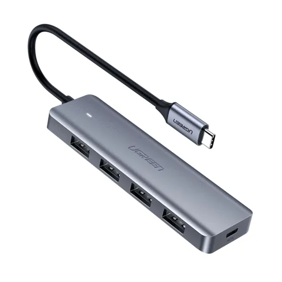 Ugreen 70336 Schnittstellen-Hub USB 3.2 Gen 1 (3.1 Gen 1) Type-C 5000 Mbit/s Ugreen 70336 Schnittstellen-Hub USB 3.2 Gen 1 (3.1 Gen 1) Type-C 5000 Mbit/s