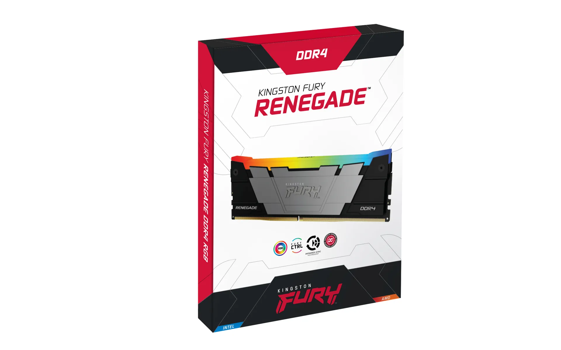 Kingston Technology FURY 64GB 3600MT/s DDR4 CL16 DIMM (4er-Kit) 1Gx8 Renegade RGB – Bild 5