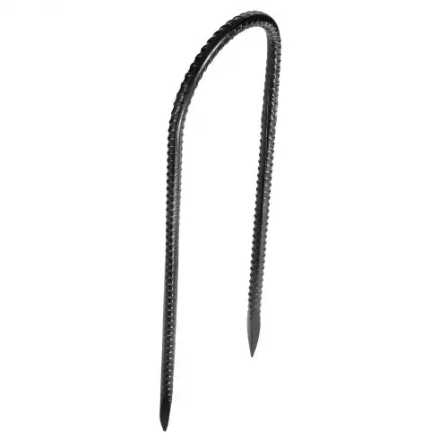 VEVOR Bodenanker, 304,8x82,04 mm, U-Typ mit 8 mm Durchmesser, verzinkte Zeltheringe, Erdanker, Erdnägel, Heringe, für Zelten, Vordächern, Camping, Trampolin, Blumenständer (8er-Pack) – Bild 9