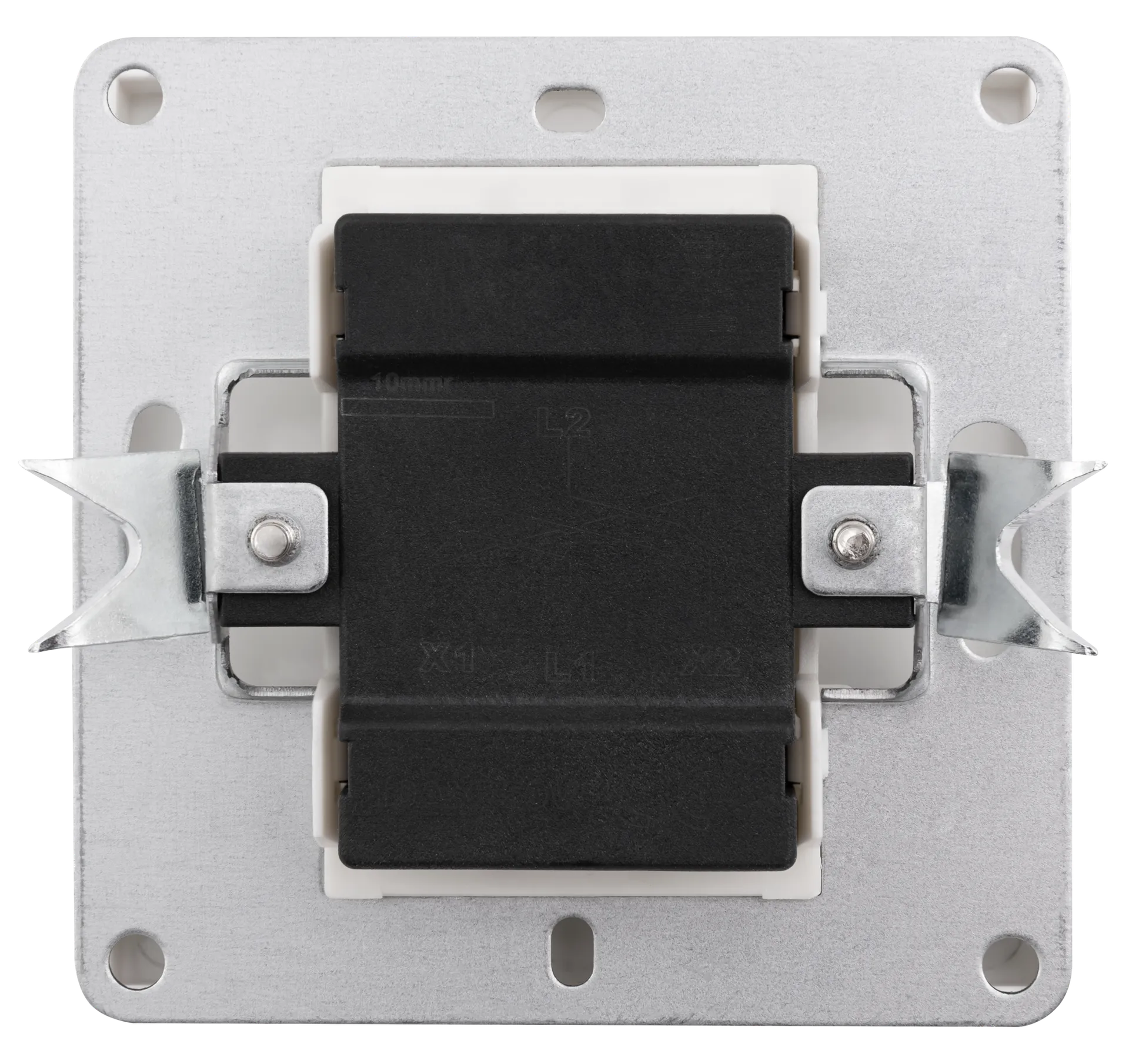 Kreuzschalter McPower ''Shallow'' 250V~/10A, UP, Steckanschluss, weiß – Bild 2