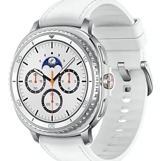 Samsung Galaxy Watch 8 Classic 3,3 cm (1.3″) AMOLED 46 mm Digital 438 x 438 Pixel Touchscreen 4G Silber WLAN GPS Samsung Galaxy Watch 8 Classic 3,3 cm (1.3″) AMOLED 46 mm Digital 438 x 438 Pixel Touchscreen 4G Silber WLAN GPS