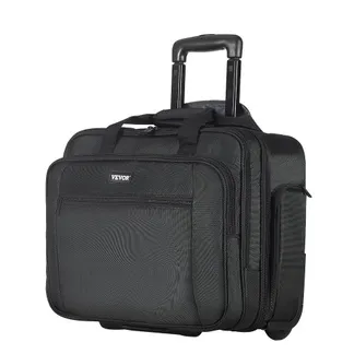 VEVOR Laptop Notebook Trolley Aktenkoffer Notebooktasche 17,3 inch / 43,9 cm Schwarz VEVOR Laptop Notebook Trolley Aktenkoffer Notebooktasche 17,3 inch / 43,9 cm Schwarz
