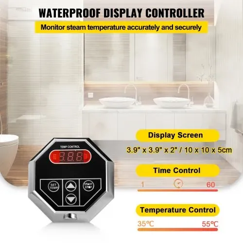 6 KW Dampferzeuger Dusche Sauna Bad Home Spa – Bild 2