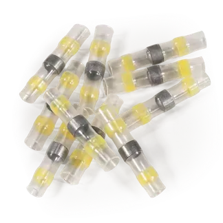 Lötverbinder McPower, Ø6mm – gelbe Markierung, 4,0-6,0mm² Kabel, 10er-Pack Lötverbinder McPower, Ø6mm – gelbe Markierung, 4,0-6,0mm² Kabel, 10er-Pack