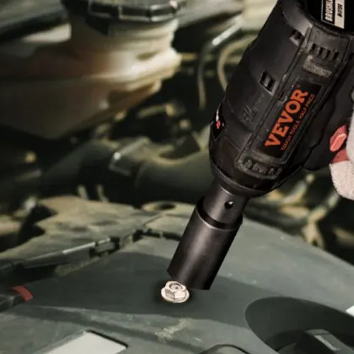 VEVOR Profi Steckschlüsselsatz CR-V-legierter Stahl 48-tlg Steckschlüssel Satz 8-22 mm Tiefe Stecknüsse Schlagschrauber, HRC 42-48 Steckschlüssel inkl Werkzeugkoffer, Metrisch Schraubenausdreher – Bild 7