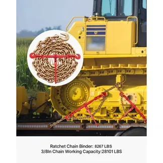 VEVOR Kette und Binder Kit 3/8in-1/2in, Ratsche Last Bindemittel 9215lbs Arbeitsstärke, Ratsche Bindemittel und Ketten, 3/8in x 10ft Ketten mit G70 Haken, für LKW, Tie Down, Schleppen, Abschleppen VEVOR Kette und Binder Kit 3/8in-1/2in, Ratsche Last Bindemittel 9215lbs Arbeitsstärke, Ratsche Bindemittel und Ketten, 3/8in x 10ft Ketten mit G70 Haken, für LKW, Tie Down, Schleppen, Abschleppen
