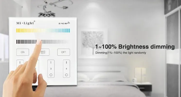 MiBoxer B2 LED Fernbedienung Smart Panel dual white (CCT) 4-Zonen – Bild 9