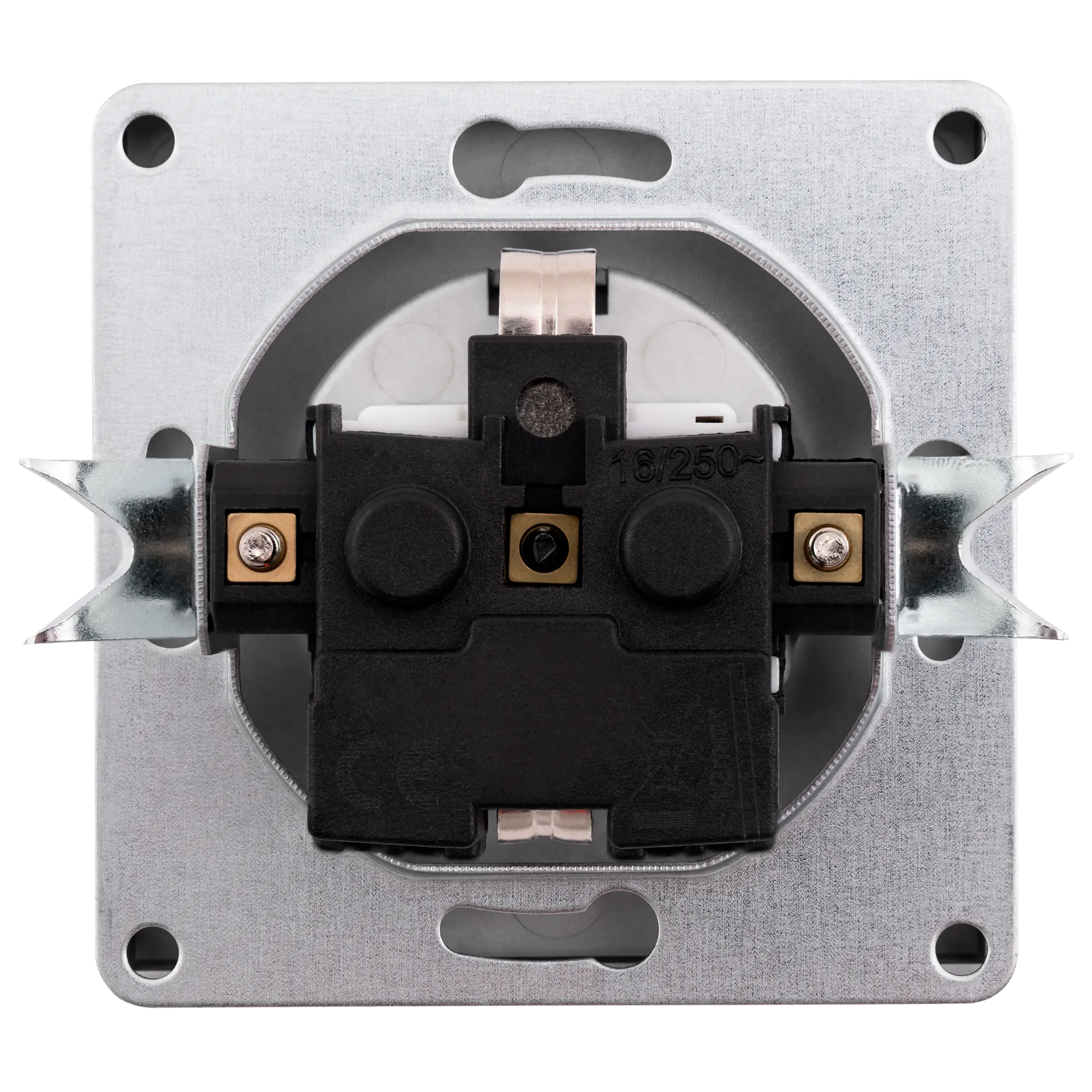 Schutzkontakt-Steckdose McPower ''Shallow'' 250V~/16A, Einsteckschutz, Steckanschluss, 18er-Pack – Bild 3