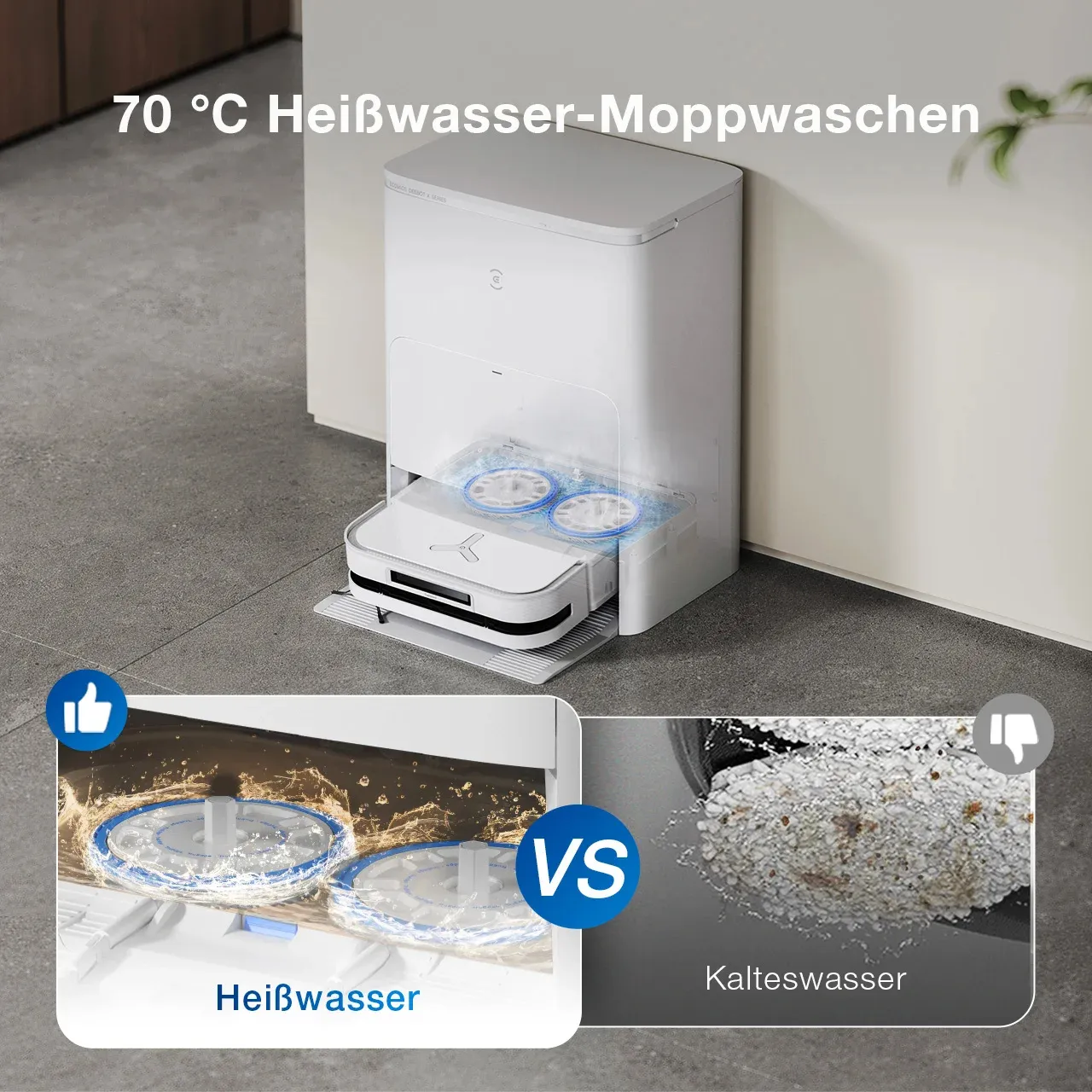 Ecovacs Deebot X5 Omni Weiß – Bild 6