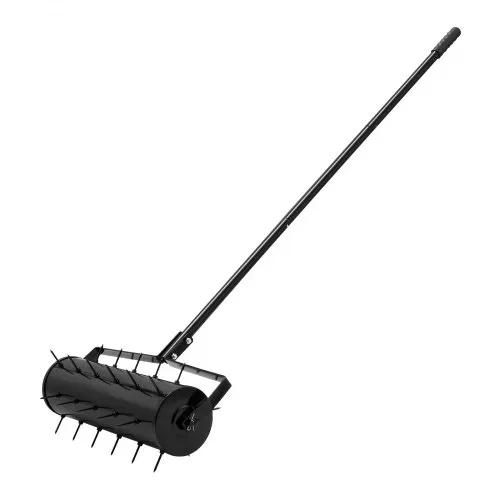 VEVOR Aerifizierer, 525x235x1560 mm, Rasenlüfter Walze, Rasenbelüfter mit abnehmbarem Griff und 33 Eisenspikes, Vertikutierer für verdichtete Böden und Rasenflächen im Garten, Terrasse, Hof, Schwarz – Bild 9