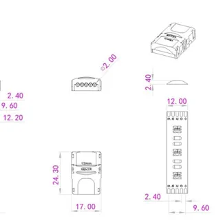 Synergy 21 LED FLEX Strip zub. Easy Connect Strip to Wire 12mm RGB-W IP65/54 Synergy 21 LED FLEX Strip zub. Easy Connect Strip to Wire 12mm RGB-W IP65/54