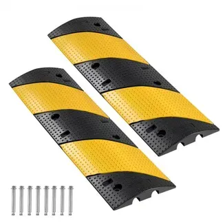 VEVOR 100 cm Kabelbrücke, 9979 kg Tragkraft, 2-Kanal-Überfahrschutz aus Gummi, Stolperschutz, Bodenabdeckungen, für Bereiche mit hoher Schwelle, Zuhause, Büro, Lager, 2er-Pack VEVOR 100 cm Kabelbrücke, 9979 kg Tragkraft, 2-Kanal-Überfahrschutz aus Gummi, Stolperschutz, Bodenabdeckungen, für Bereiche mit hoher Schwelle, Zuhause, Büro, Lager, 2er-Pack
