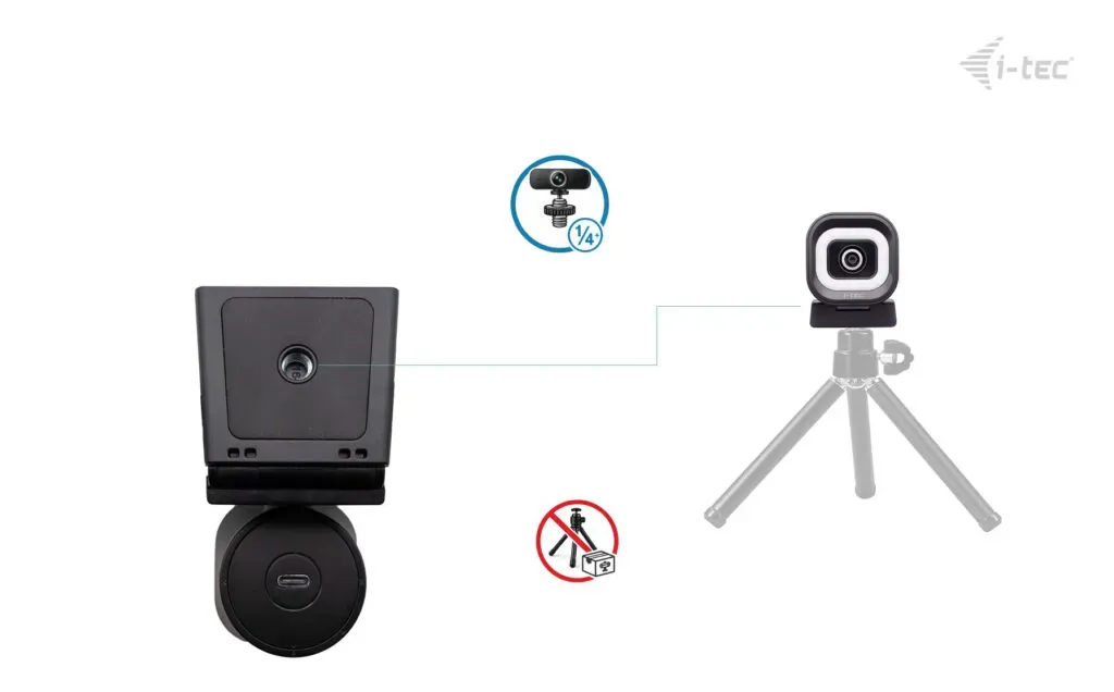 i-tec SOLOMON 700 STREAM 4K Webcam Ring Light – Bild 5