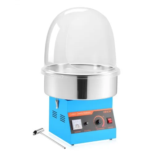 VEVOR Elektrische Zuckerwattemaschine 1000 W, Zuckerwattenmacher mit Abdeckung & Edelstahlschüssel & Zuckerlöffel, Ideal für Karneval Geburtstage Familienfeiern, Zuckerwattegerät Blau VEVOR Elektrische Zuckerwattemaschine 1000 W, Zuckerwattenmacher mit Abdeckung & Edelstahlschüssel & Zuckerlöffel, Ideal für Karneval Geburtstage Familienfeiern, Zuckerwattegerät Blau