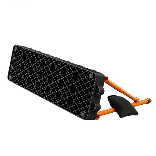 VEVOR Fußball Rebound Board 95 x 25 cm, Prellwand Brett Tragbar mit Doppeloberflächen und 3 Verstellbaren Winkeln, Fußballprellwand aus PP, Balltrainingsgerät für Pass- und Reaktionsübungen – Bild 10