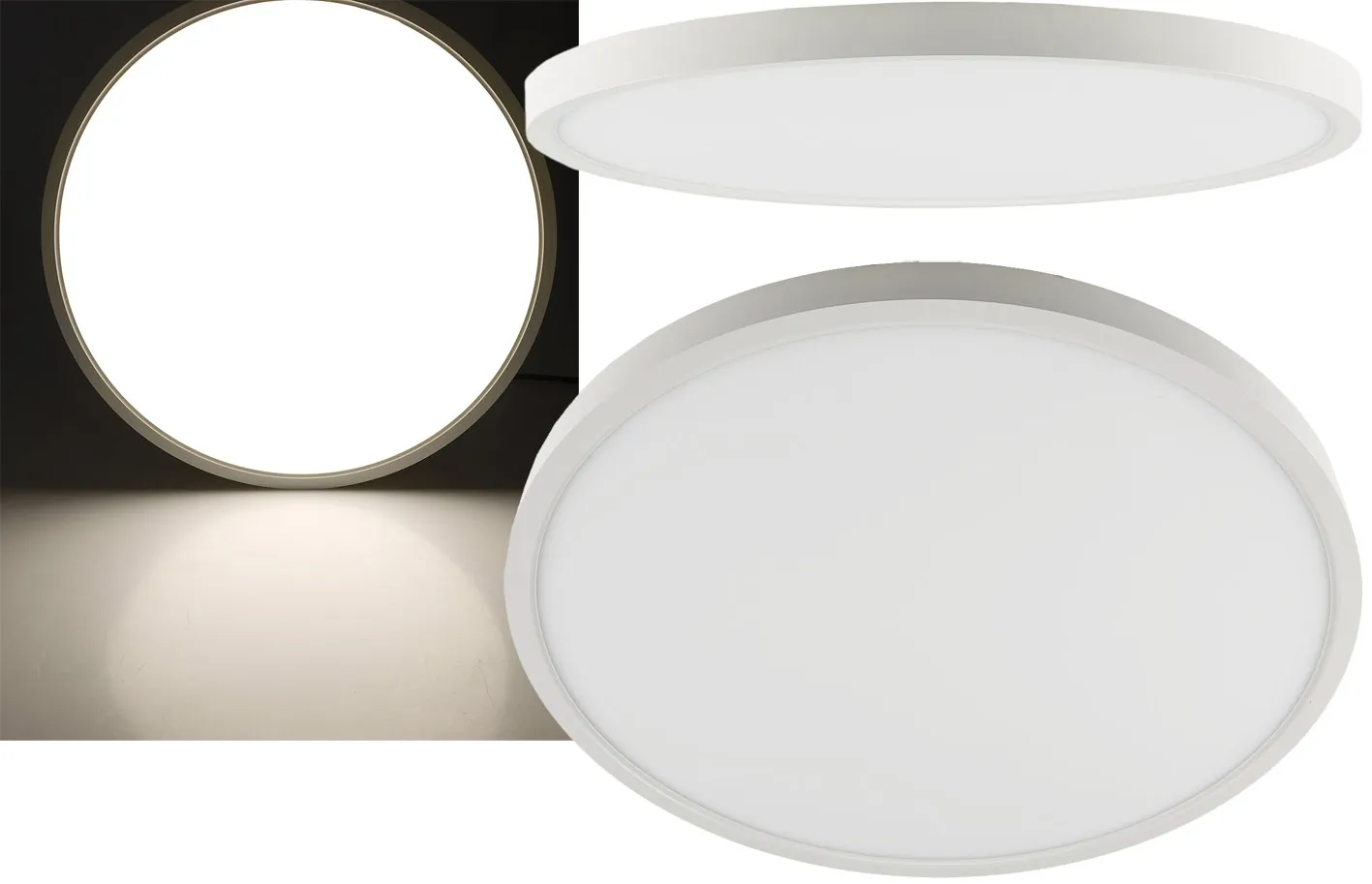 LED Deckenleuchte „Santano 36n“ #REST# Ø 40cm, 36W, 3550lm, 4200K neutralweiß LED Deckenleuchte „Santano 36n“ #REST# Ø 40cm, 36W, 3550lm, 4200K neutralweiß