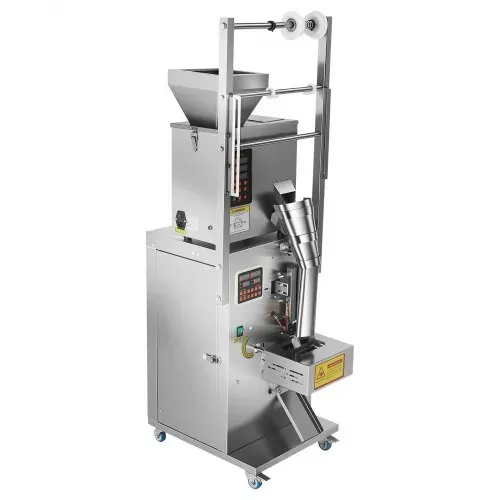 VEVOR Pulververpackungsfüllmaschine Vollautomatische Abfüllmaschine 3-200g, Intelligentes Wiegen Abfüllen & Abpacken, Edelstahl, Bodenaufstellung, Ideal für Nüsse Samen Tee Kaffeebohnen Getreide Mehl – Bild 9