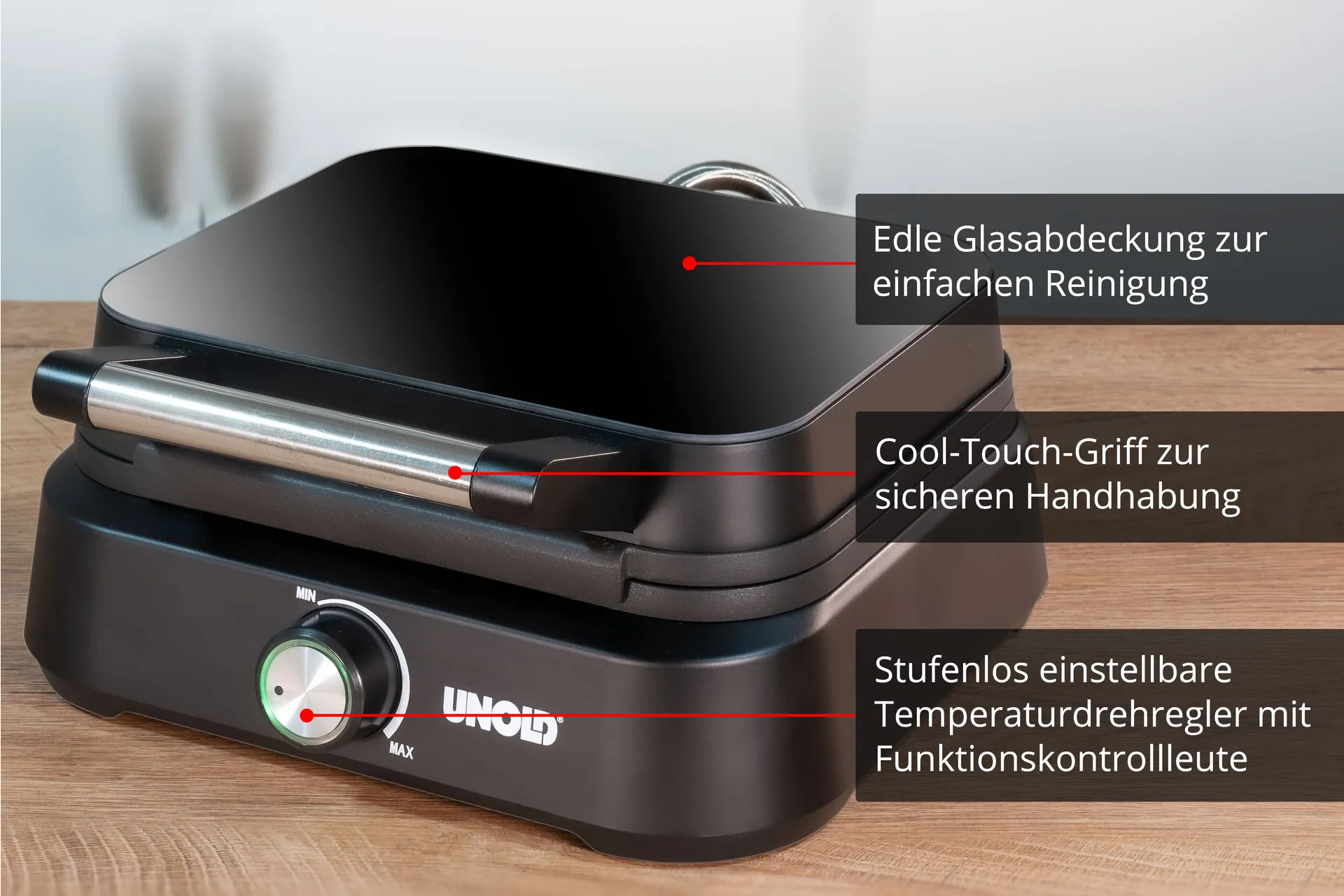 Unold BELGISCHES WAFFELEISEN Brüssel 48275 – Bild 3