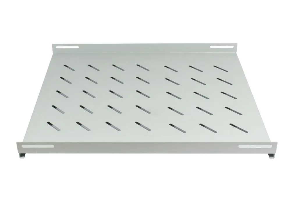 ALLNET 19"Schrank, zbh. Fachboden fest, T750/B472/H46mm, Lichtgrau, für SNB-Serie T1000mm, – Bild 2