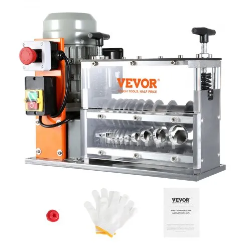 VEVOR Kabelabisoliermaschine Elektrisch 1,5-40mm Kabelschälmaschine 750W Abisoliermaschine 30m pro Minute Geschwindigkeit Abisolierzange 65-Mn-Federstahl Klinge Ideal zum Abisolieren von Kupferdraht VEVOR Kabelabisoliermaschine Elektrisch 1,5-40mm Kabelschälmaschine 750W Abisoliermaschine 30m pro Minute Geschwindigkeit Abisolierzange 65-Mn-Federstahl Klinge Ideal zum Abisolieren von Kupferdraht