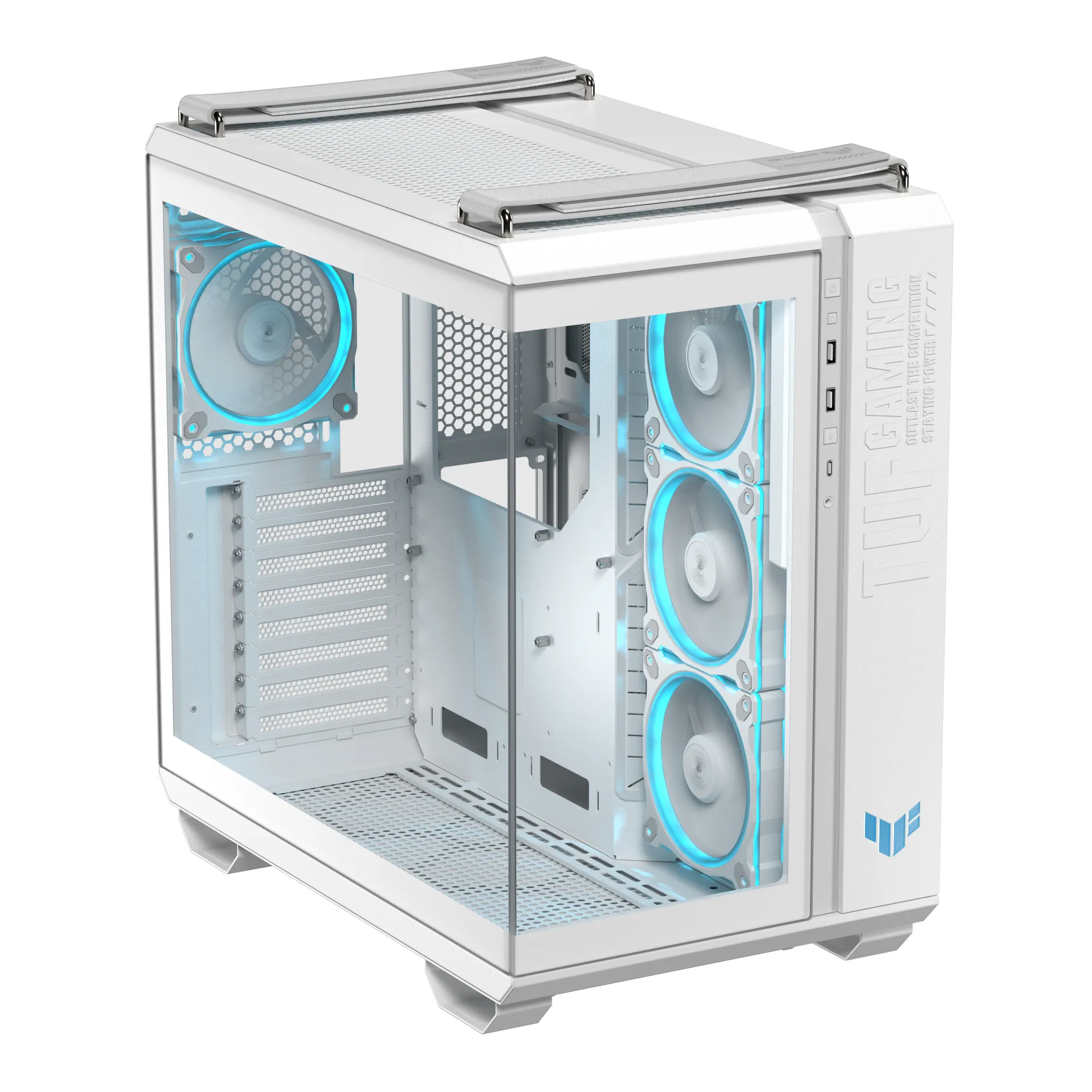 ASUS TUF GAMING GT502 Horizon TG ARGB White Midi Tower Weiß – Bild 6