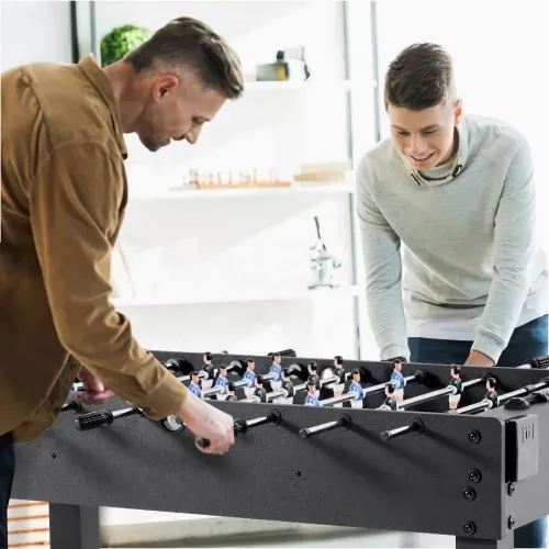 VEVOR Tischfußballtisch in Standardgröße (1212 x 610 x 838 mm), Indoor-Kickertisch für Zuhause, Familie und Spielzimmer, langlebiges Set, inkl. 2 Bällen & Punktezähler & 2 Getränkehaltern – Bild 7