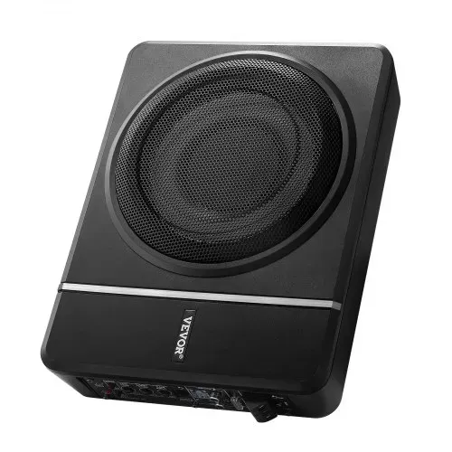 VEVOR Untersitz Auto Subwoofer 240 W schlanker Auto Subwoofer mit Stromversorgung, Subsystem mit eingebautem Verstärker, Hoch-/Niedrigpegel-Eingang und Lautstärkeregler für SUVs Lkws Wohnmobile – Bild 8